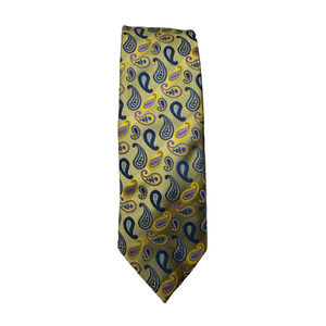 NEW JOHN SPARKS Men's MULTICOLOR PAISLEY VIVID COLORFUL NECKTIE Tie $40